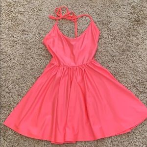 American Apparel Hot Pink Spandex Dress